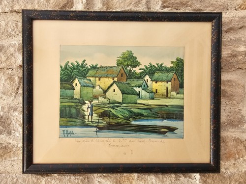 Tableau aquarelle sur papier - aquarelle,