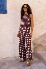 mister zimi Charlie Jumpsuit In Cocoa Size 10 AU