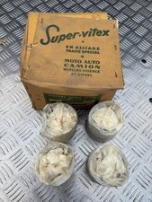 Ensemble 4  pistons + segments simca 1000  - super-vitex  Alésage : 68,5