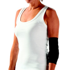 Donjoy coudière élastique Epiforce avec coussinets épicondyliens Noir