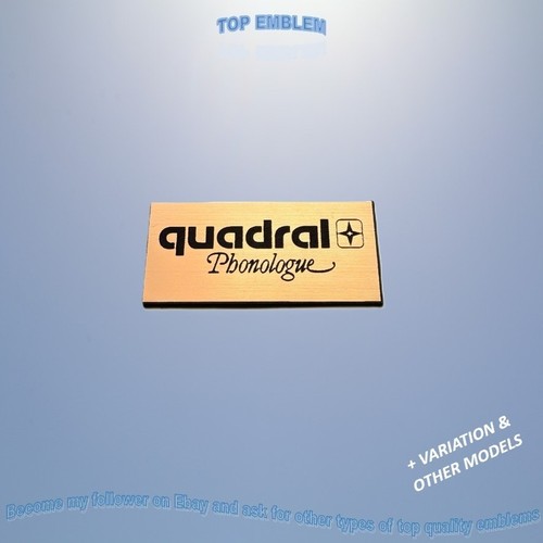 Quadral emblème badge - emblème, 3d