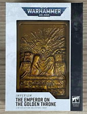 John Blanche Artwork The Emperor on the Golden Throne Ingot Limited Edition BNIB