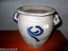(No. 6) antique sandstone jar, blue and grey decorative collection