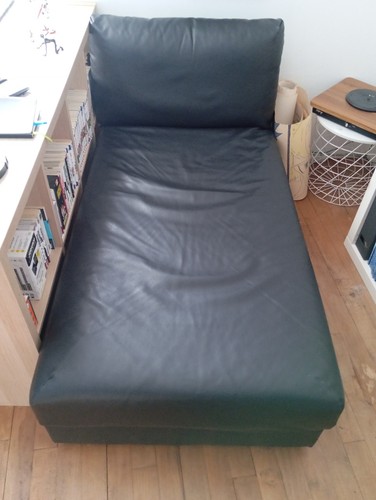 Méridienne ikea vilme - vilme, noir