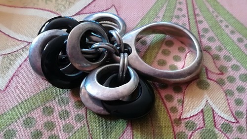 Bague argent originale - en,