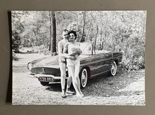 Vintage Renault Florida or Caravelle Couple Drill Sports Car Photo