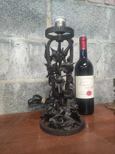 Pied lampe fer forgé - pied,