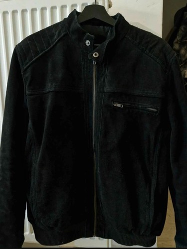 Blouson cuir daim - cuir/daim, homme