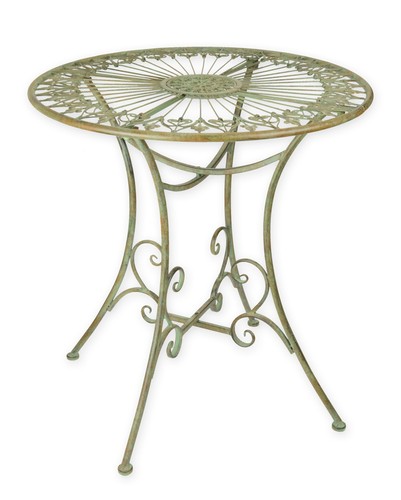 Une table jardin - table, ronde