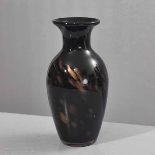 Vase verre aventurine - verre,