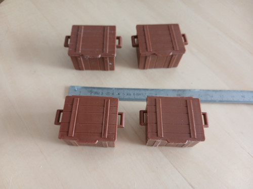 Caisses marron ancien - 4,