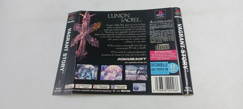 Jaquette arrière jeu sony - jeu,