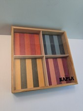 KAPLA 100 Pcs Octocolor Case Set Pine Building Construction Planks Wooden Box 