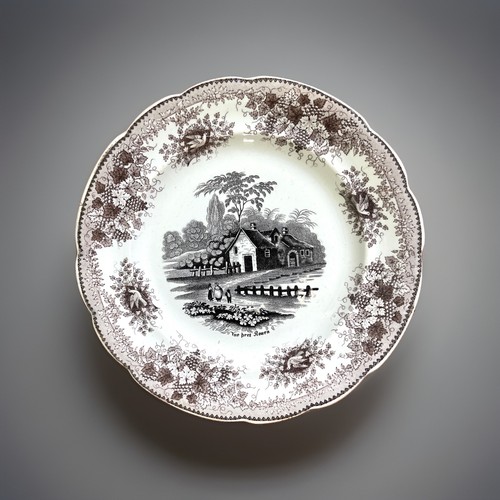 Assiette parlante - assiette, « parlante »