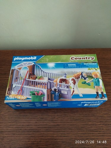 Playmobil 70861 box chevaux - box,