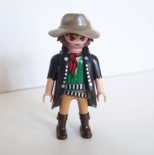 Playmobil (B4154) Western - Bandit Black Coat & Grey Hat 5512