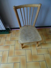 GENUINE BAUMANN CHILDREN'S BISTRO BAR CHAIR 60s NO TUNAET