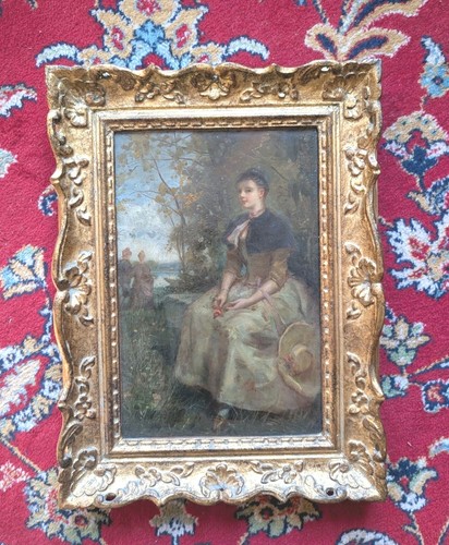 Hst portrait jeune femme - hst,