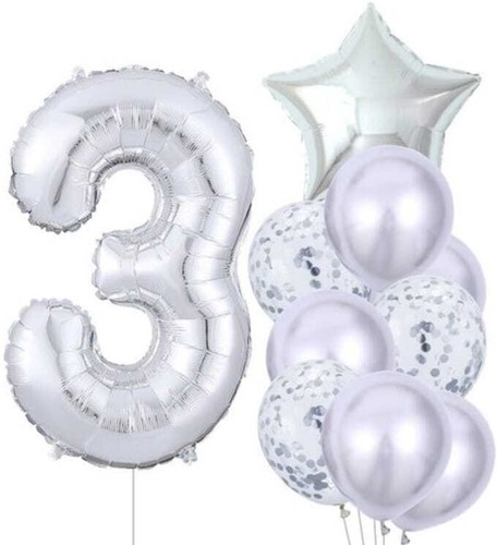 Ensemble ballons argentés - ballons,