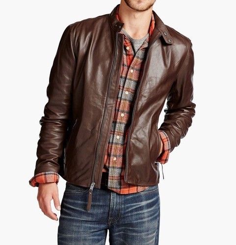 Veste motard homme cuir - de, en