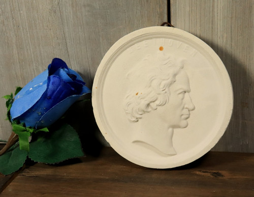 Bas relief ancien plâtre - ancien,