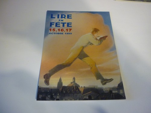 Carte postale salon lire - carte,