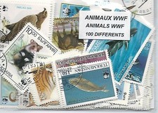 Animaux WWF 100 timbres