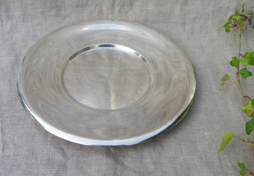 Plat circulaire métal - plat, en