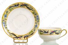 Tasse à thé aux oiseaux de paradis par Guérin et Cie. Tea cup with birds