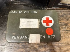 Original German Army First Aid Kit Wolf Iltis Unimog Excellent Condition with Content