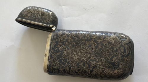 Pyrogène niellé argent - en,