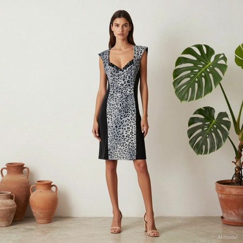 Soirée glam robe midi noire - soirée,