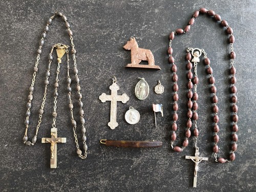 Lot bijoux religieux fond - bijoux, religieux,