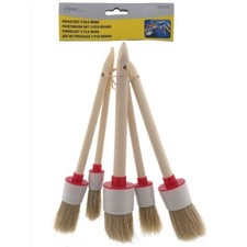 5 Gros Pinceaux Ronds Peinture Coins Mur Plafond Bricolage 1,5 / 2 / 2,5 / 3 / 3