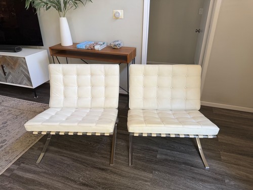 Authentic knoll white leather - white,