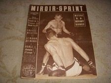 MIROIR SPRINT 440 15.11.1954 BOXE HUMEZ MITRI FOOT FRANCE BELGIQUE RUGBY XIII