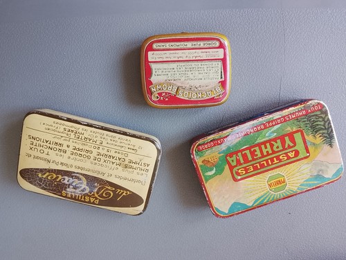 Lot boîtes métalliques - lot,