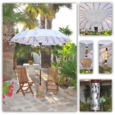 Wistercine 220cm Handmade Mother of Pearl Made in Bali Umbrella NEW