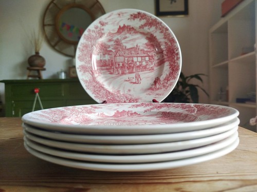 Lot assiettes porcelaine - lot,