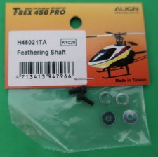 ALIGN TREX450 PRO Feathering Shaft HS45021TA Washer & Screw, New, RC Helicopter