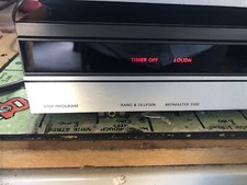 bang olufsen Beomaster 5500 Amplifier FM Tuner Working-needs Remote Silver Black