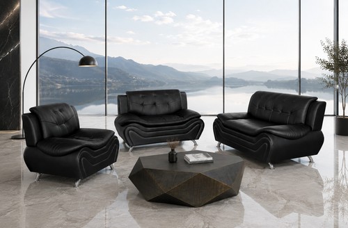 Price drop black leather gel - black,
