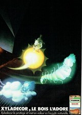 Advertising 079 1985 Xyladecor Paint Glaze Wood Treatment