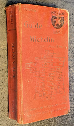 Guide michelin rouge 1926 - guide,