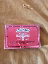 Ancien jeu LEXICON Mots