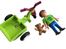 Playmobil tricycle bike and child - city life