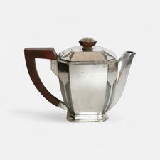 Théière Art Déco métal