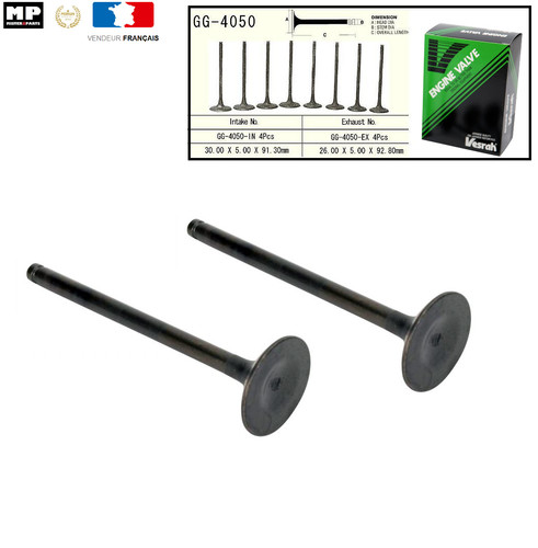 Lot soupapes echappement - lot, d'echappement