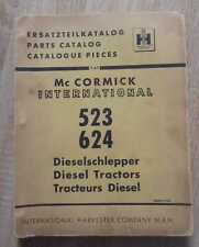 MC Cormick Tractor 523 + 624 Spare Parts Catalogue