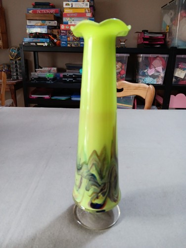 Vase opaline murano 27cm - vase,
